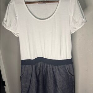 POL‎ White Cotton Dress